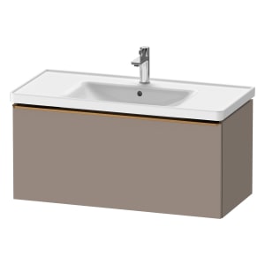 Duravit D-Neo Waschtischunterbau 98,4 x 44 cm, 1 Auszug, Griff bronze gebürstet