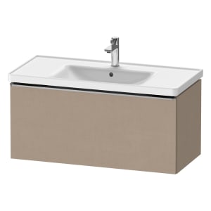 Duravit D-Neo Waschtischunterbau 98,4 x 44 cm, 1 Auszug, Griff edelstahl gebürstet