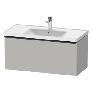 Duravit D-Neo Waschtischunterbau 98,4 x 44 cm, 1 Auszug, Griff diamantschwarz