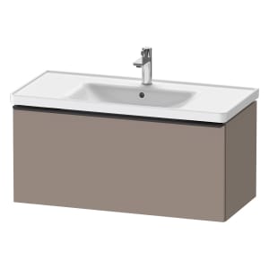 Duravit D-Neo Waschtischunterbau 98,4 x 44 cm, 1 Auszug, Griff diamantschwarz