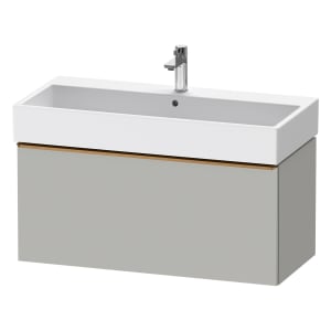 Duravit D-Neo Waschtischunterbau 98,4 x 44 cm, 1 Auszug, Griff bronze gebürstet