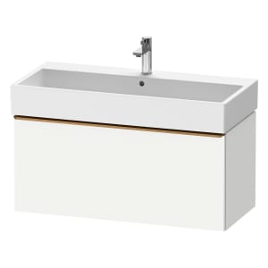 Duravit D-Neo Waschtischunterbau 98,4 x 44 cm, 1 Auszug, Griff bronze gebürstet
