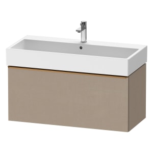 Duravit D-Neo Waschtischunterbau 98,4 x 44 cm, 1 Auszug, Griff bronze gebürstet
