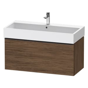 Duravit D-Neo Waschtischunterbau 98,4 x 44 cm, 1 Auszug, Griff diamantschwarz