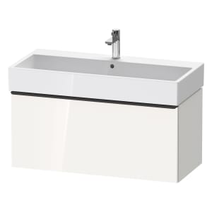 Duravit D-Neo Waschtischunterbau 98,4 x 44 cm, 1 Auszug, Griff diamantschwarz