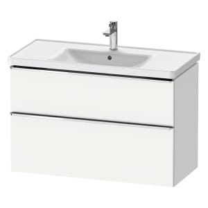 Duravit D-Neo Waschtischunterbau 98,4 x 62,5 cm, 2 Auszüge, Griff chrom