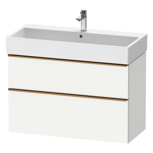 Duravit D-Neo Waschtischunterbau 98,4 x 62,5 cm, 2 Auszüge, Griff bronze gebürstet