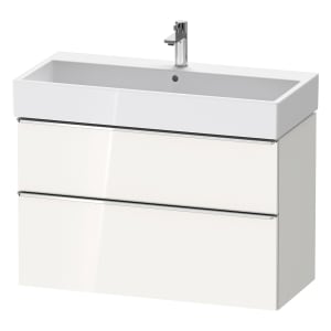 Duravit D-Neo Waschtischunterbau 98,4 x 62,5 cm, 2 Auszüge, Griff chrom