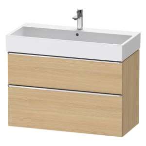 Duravit D-Neo Waschtischunterbau 98,4 x 62,5 cm, 2 Auszüge, Griff chrom