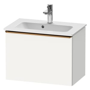 Duravit D-Neo Waschtischunterbau Compact 61 x 44 cm, 1 Auszug, Griff bronze gebürstet