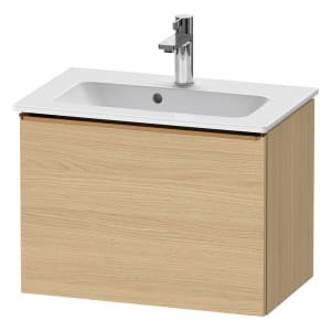 Duravit D-Neo Waschtischunterbau Compact 61 x 44 cm, 1 Auszug, Griff bronze gebürstet