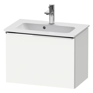 Duravit D-Neo Waschtischunterbau Compact 61 x 44 cm, 1 Auszug, Griff chrom
