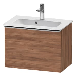 Duravit D-Neo Waschtischunterbau Compact 61 x 44 cm, 1 Auszug, Griff edelstahl gebürstet