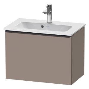 Duravit D-Neo Waschtischunterbau Compact 61 x 44 cm, 1 Auszug, Griff diamantschwarz