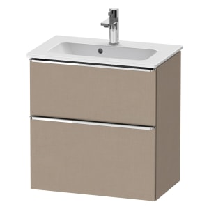 Duravit D-Neo Waschtischunterbau Compact 61 x 62,5 cm, 2 Auszüge, Griff chrom