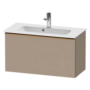 Duravit D-Neo Waschtischunterbau Compact 81 x 44 cm, 1 Auszug, Griff bronze gebürstet