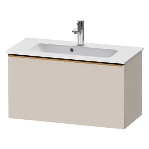 Duravit D-Neo Waschtischunterbau Compact 81 x 44 cm, 1 Auszug, Griff bronze gebürstet