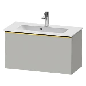 Duravit D-Neo Waschtischunterbau Compact 81 x 44 cm, 1 Auszug, Griff gold poliert