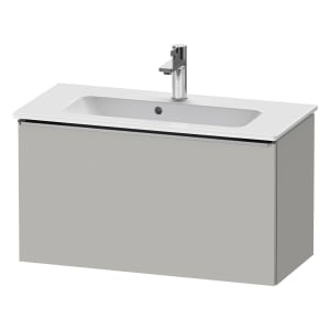 Duravit D-Neo Waschtischunterbau Compact 81 x 44 cm, 1 Auszug, Griff edelstahl gebürstet