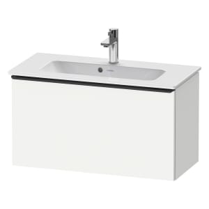 Duravit D-Neo Waschtischunterbau Compact 81 x 44 cm, 1 Auszug, Griff diamantschwarz