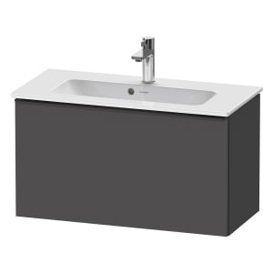 Duravit D-Neo Waschtischunterbau Compact 81 x 44 cm, 1 Auszug, Griff diamantschwarz