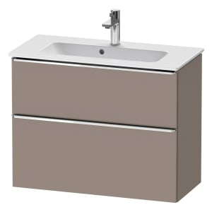 Duravit D-Neo Waschtischunterbau Compact 81 x 62,5 cm, 2 Auszüge, Griff chrom
