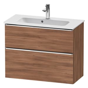 Duravit D-Neo Waschtischunterbau Compact 81 x 62,5 cm, 2 Auszüge, Griff chrom