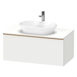 Duravit D-Neo Konsolenwaschtischunterbau 100 x 45,9 cm, 1 Auszug, Griff bronze gebürstet