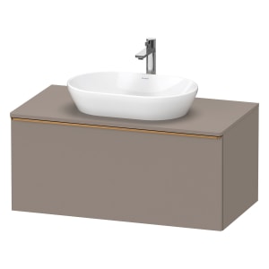 Duravit D-Neo Konsolenwaschtischunterbau 100 x 45,9 cm, 1 Auszug, Griff bronze gebürstet