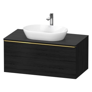 Duravit D-Neo Konsolenwaschtischunterbau 100 x 45,9 cm, 1 Auszug, Griff gold poliert