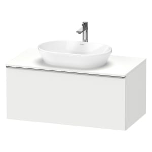 Duravit D-Neo Konsolenwaschtischunterbau 100 x 45,9 cm, 1 Auszug, Griff edelstahl gebürstet