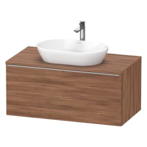 Duravit D-Neo Konsolenwaschtischunterbau 100 x 45,9 cm, 1 Auszug, Griff edelstahl gebürstet