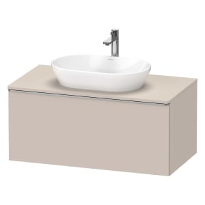Duravit D-Neo Konsolenwaschtischunterbau 100 x 45,9 cm, 1 Auszug, Griff edelstahl gebürstet