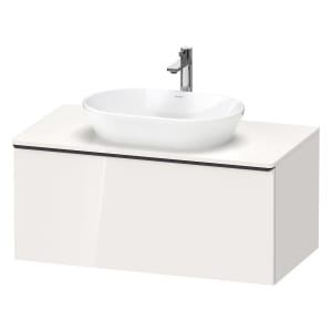 Duravit D-Neo Konsolenwaschtischunterbau 100 x 45,9 cm, 1 Auszug, Griff diamantschwarz