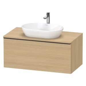 Duravit D-Neo Konsolenwaschtischunterbau 100 x 45,9 cm, 1 Auszug, Griff diamantschwarz