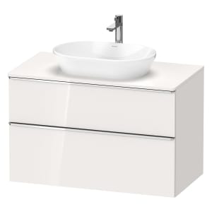 Duravit D-Neo Konsolenwaschtischunterbau 100 x 66,4 cm, 2 Auszüge, Griff chrom