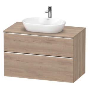 Duravit D-Neo Konsolenwaschtischunterbau 100 x 66,4 cm, 2 Auszüge, Griff chrom