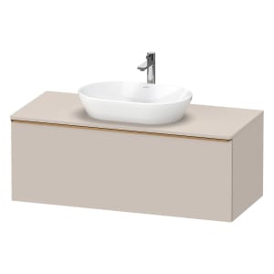 Duravit D-Neo Konsolenwaschtischunterbau 120 x 45,9 cm, 1 Auszug, Griff bronze gebürstet