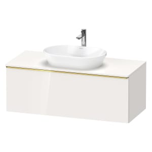 Duravit D-Neo Konsolenwaschtischunterbau 120 x 45,9 cm, 1 Auszug, Griff gold poliert