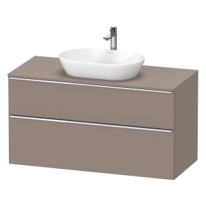 Duravit D-Neo Konsolenwaschtischunterbau 120 x 66,4 cm, 2 Auszüge, Griff chrom
