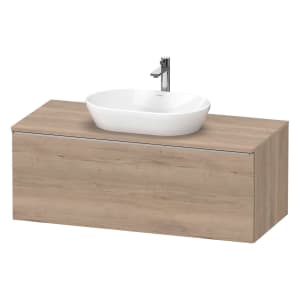 Duravit D-Neo Konsolenwaschtischunterbau 120 x 45,9 cm, 1 Auszug, Griff edelstahl gebürstet