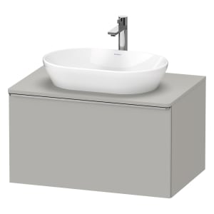 Duravit D-Neo Konsolenwaschtischunterbau 80 x 45,9 cm, 1 Auszug, Griff edelstahl gebürstet