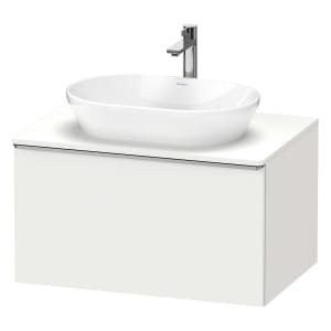 Duravit D-Neo Konsolenwaschtischunterbau 80 x 45,9 cm, 1 Auszug, Griff edelstahl gebürstet