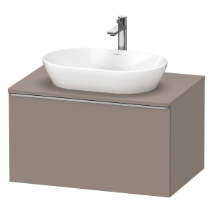 Duravit D-Neo Konsolenwaschtischunterbau 80 x 45,9 cm, 1 Auszug, Griff edelstahl gebürstet