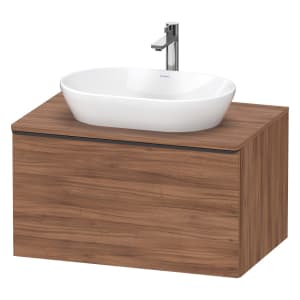 Duravit D-Neo Konsolenwaschtischunterbau 80 x 45,9 cm, 1 Auszug, Griff diamantschwarz