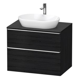 Duravit D-Neo Konsolenwaschtischunterbau 80 x 66,4 cm, 2 Auszüge, Griff chrom