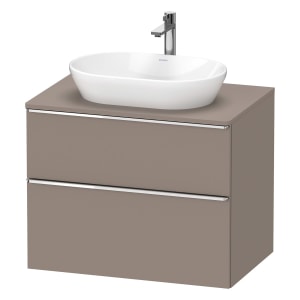 Duravit D-Neo Konsolenwaschtischunterbau 80 x 66,4 cm, 2 Auszüge, Griff chrom