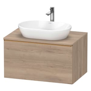 Duravit D-Neo Konsolenwaschtischunterbau 80 x 45,9 cm, 1 Auszug, Griff bronze gebürstet