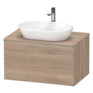 Duravit D-Neo Konsolenwaschtischunterbau 80 x 45,9 cm, 1 Auszug, Griff edelstahl gebürstet