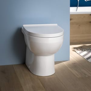 Duravit No. 1 Stand-WC, Rimless, back to Wall